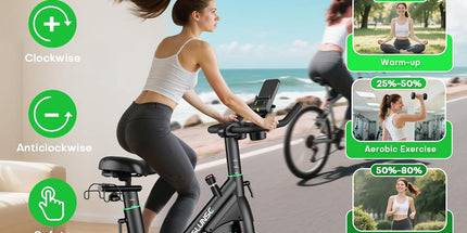 Adjustable Magnetic Resistance Exercise Bike – Home Use