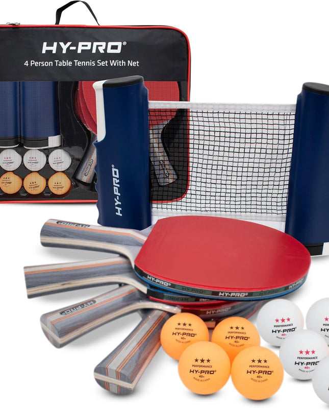 Hy-Pro Portable Table Tennis Set