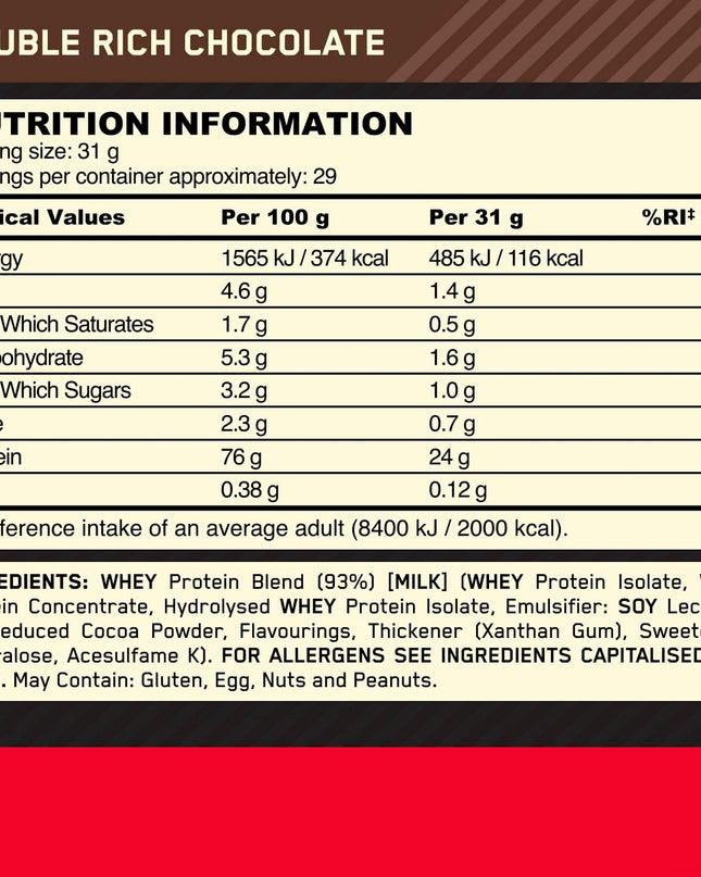Optimum Nutrition Gold Standard Whey Protein