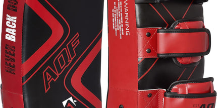 AQF Thai Kick Boxing Strike Curved Arm Pad – PRO MMA Focus Punch Shield Mitt