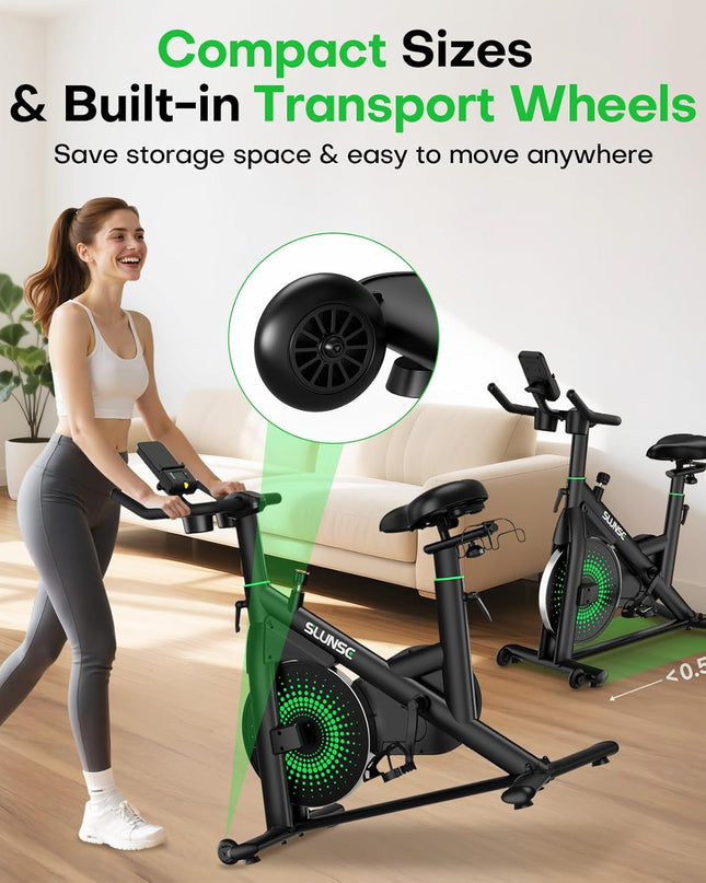 Adjustable Magnetic Resistance Exercise Bike – Home Use