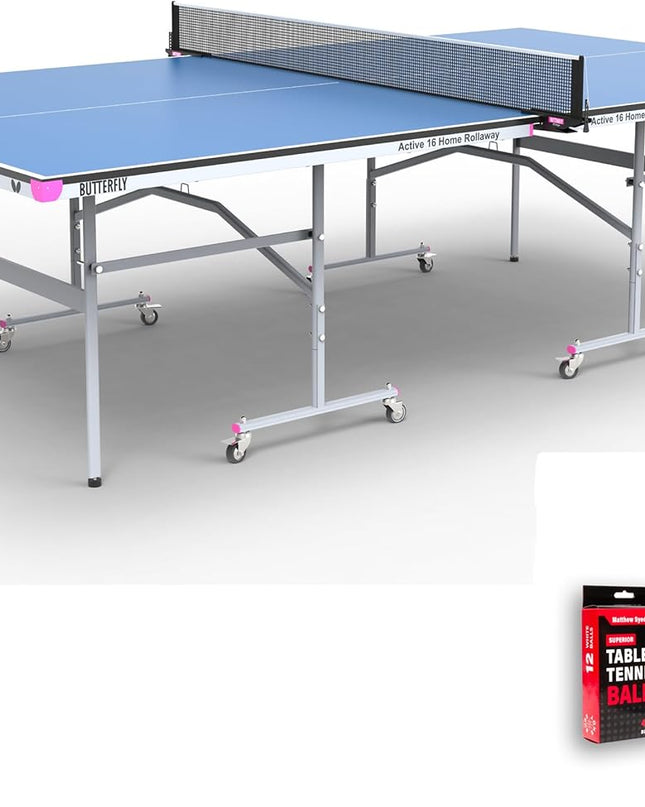 Butterfly Active 16 Home Rollaway Indoor Table Tennis Table