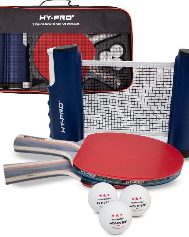 Hy-Pro Portable Table Tennis Set