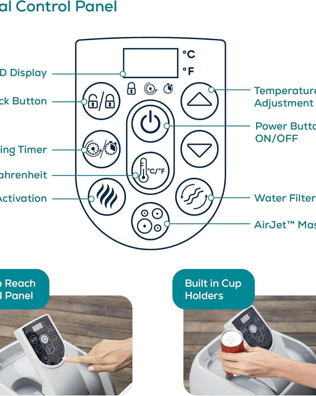 Lay-Z-Spa Miami Inflatable Hot Tub