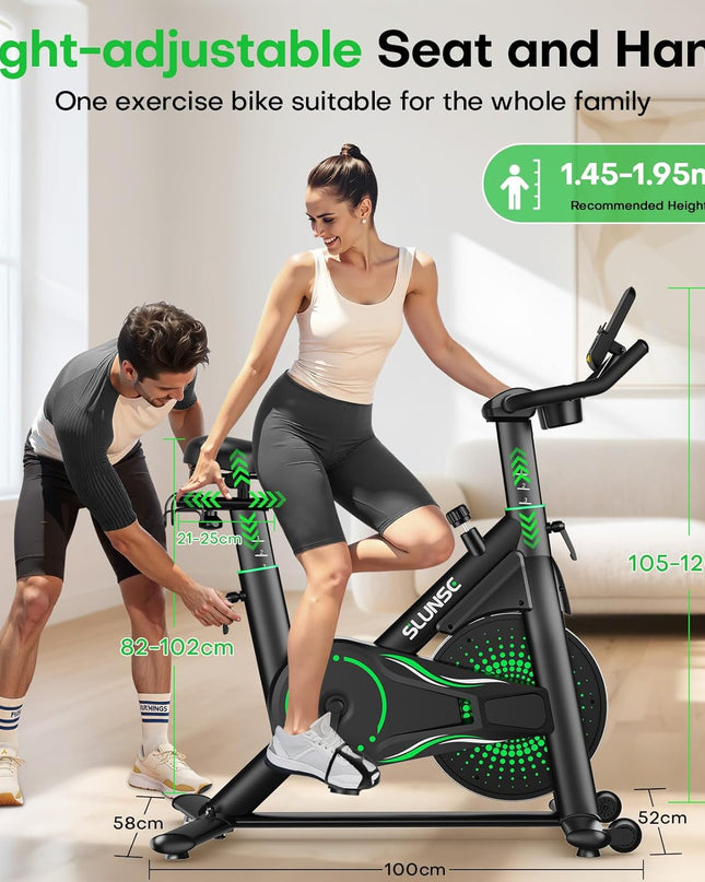 Adjustable Magnetic Resistance Exercise Bike – Home Use