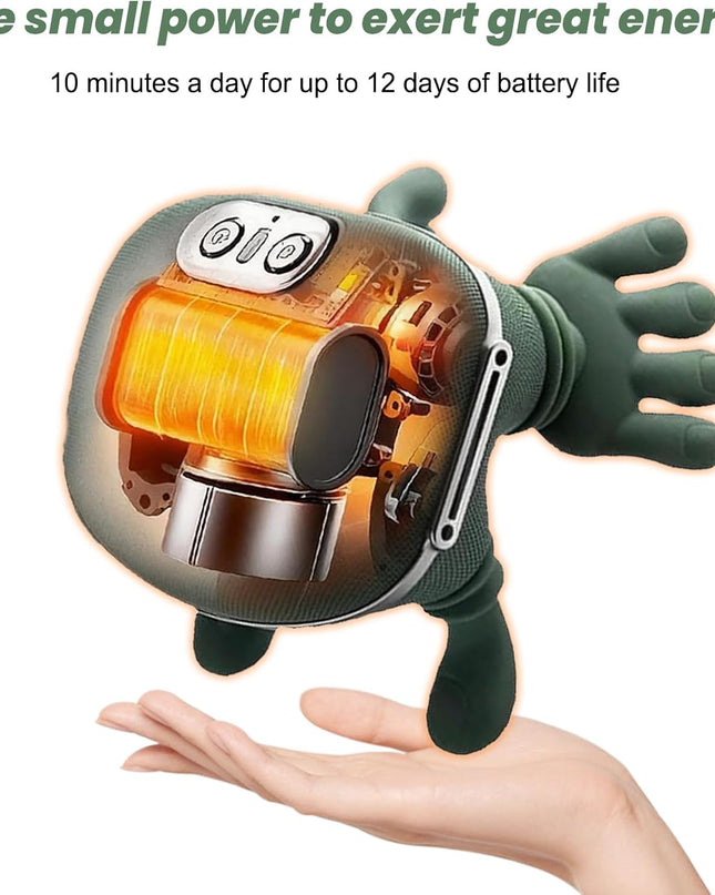 Massager, 4D Neck Massager, Heating Neck, USB Shoulder Massager, 3 Massage Settings & 2 Heat Levels, for Home, Office, Travel, Relax Muscles, Relieve Fatigue