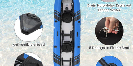 COSTWAY 12’5” Inflatable Kayak