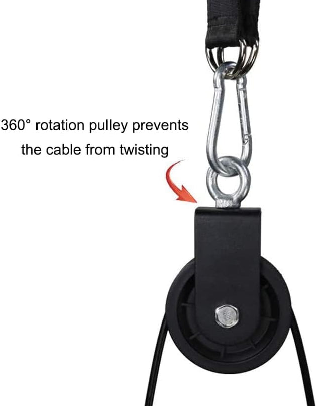 LFJ Fitness Cable Pulley System – Home Gym Strength Trainer