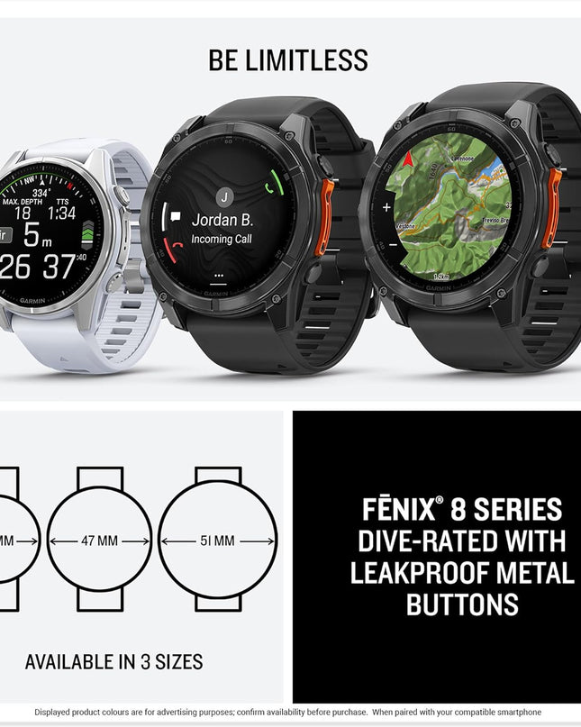 Garmin fēnix 8 GPS Premium Smartwatches