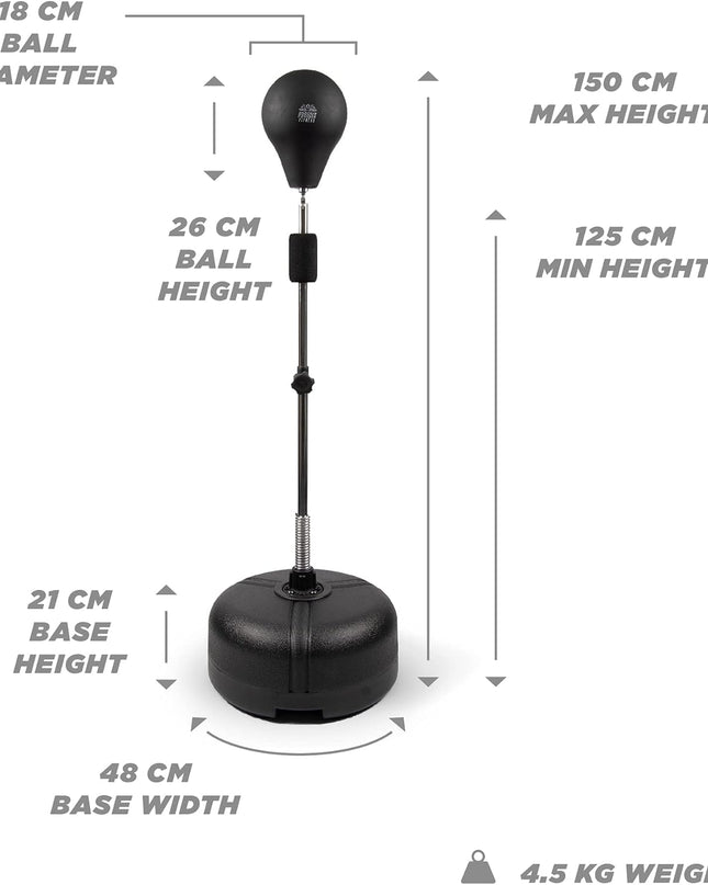  Speed Ball Adjustable Height Punching Bag