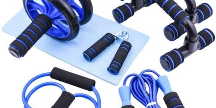 AERLANG 7-in-1 Ab Roller Wheel Set – Home Gym Fitness Equipment