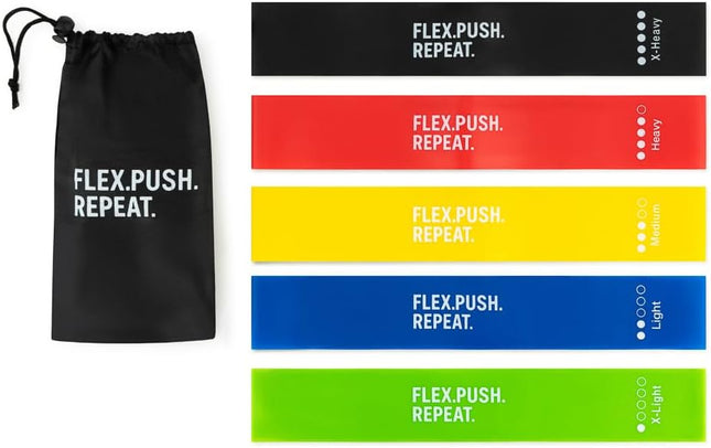  Flex. Push. Repeat. Resistance Bands Set
