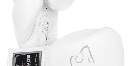 BRAVOSE Elite Pro Lace Up Boxing Gloves – Professional Leather Training & Sparring Gloves