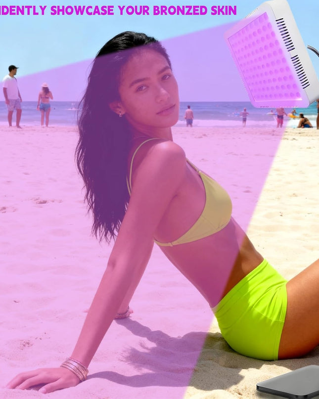 Face Tanning Lamp 100LED 395Nm Wavelength - Solarium for Full Body