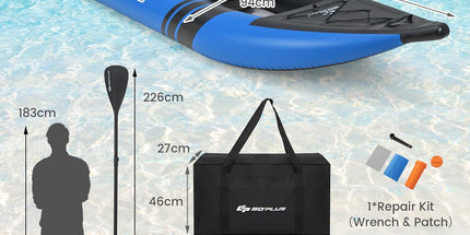 COSTWAY 12’5” Inflatable Kayak