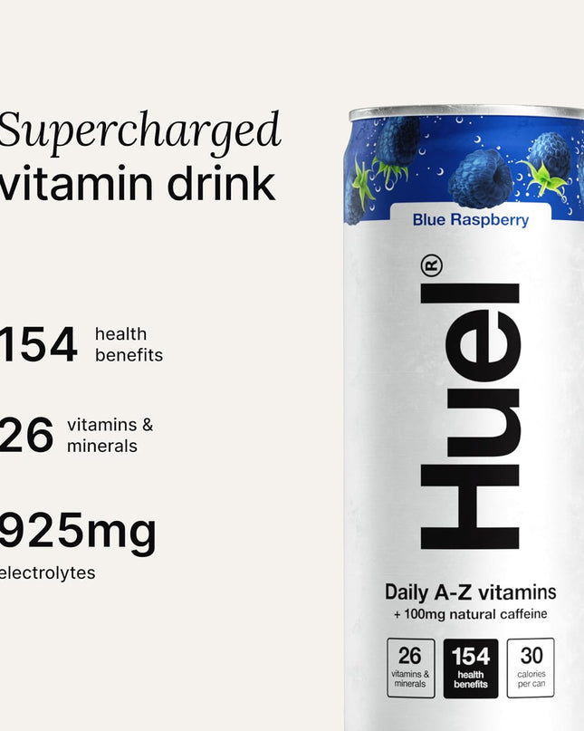 Huel Daily A-Z Vitamins Energy Drink –  (12x330ml)
