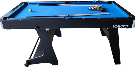 PT100X Folding Pool Billiards Table with Accessories