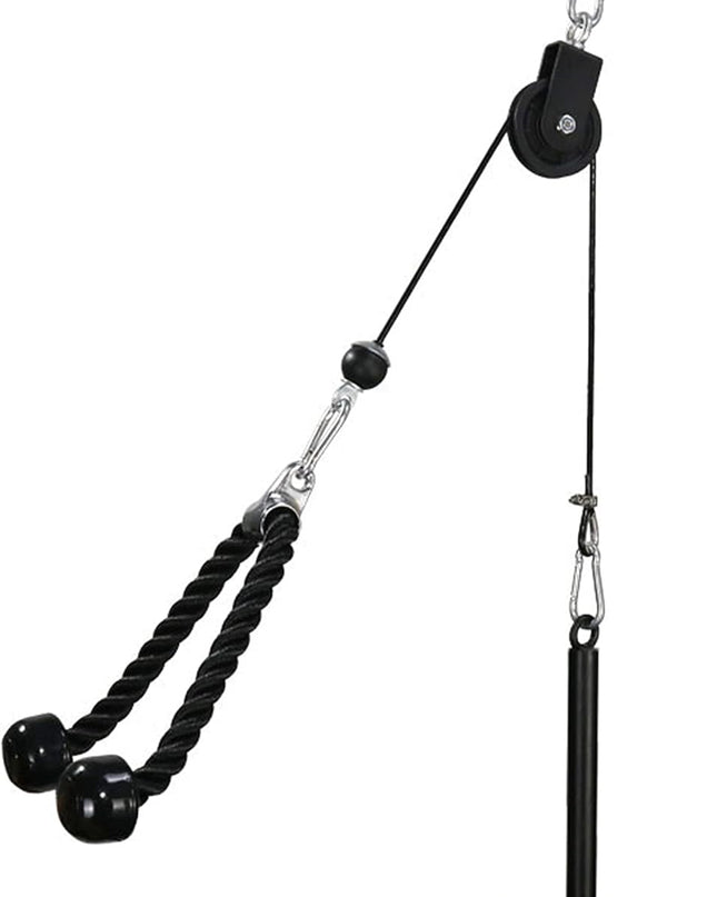 LFJ Fitness Cable Pulley System – Home Gym Strength Trainer