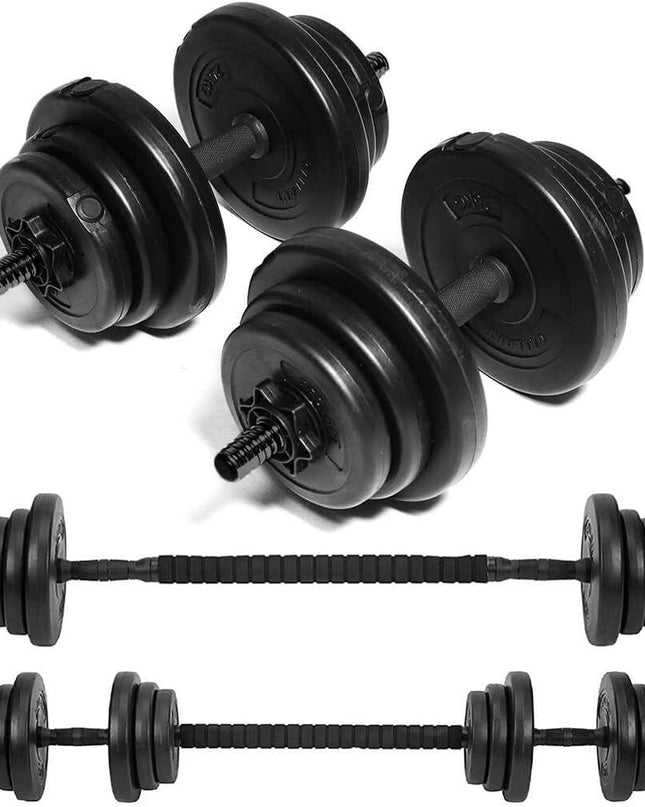 Gallant 20KG Adjustable Dumbbell & Barbell Set