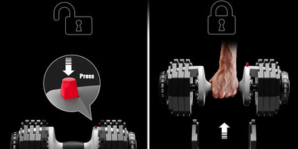 ATIVAFIT 10-in-1 Adjustable Dumbbells