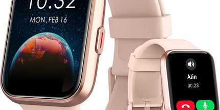 Smart Watch with Alexa and Fitness Tracking – 1.8" Touch Screen