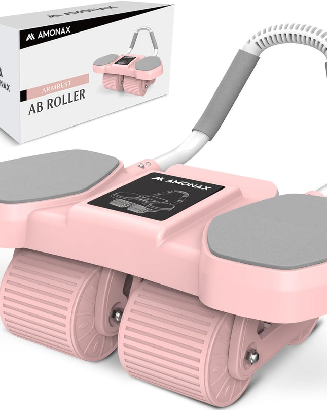 Ab Roller Exercise Wheel with Elbow Support 