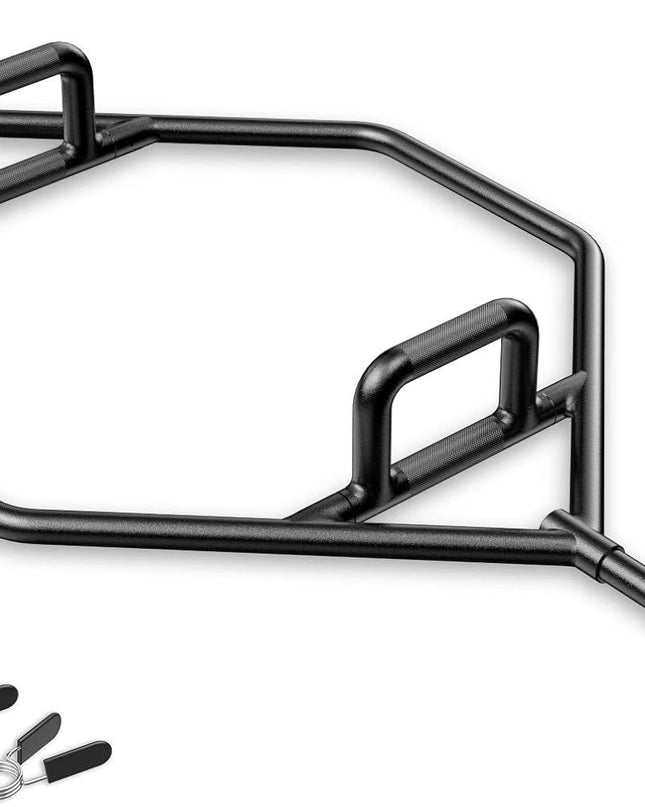  COSTWAY Olympic Hex Bar, 56” Steel Deadlift Trap Bar
