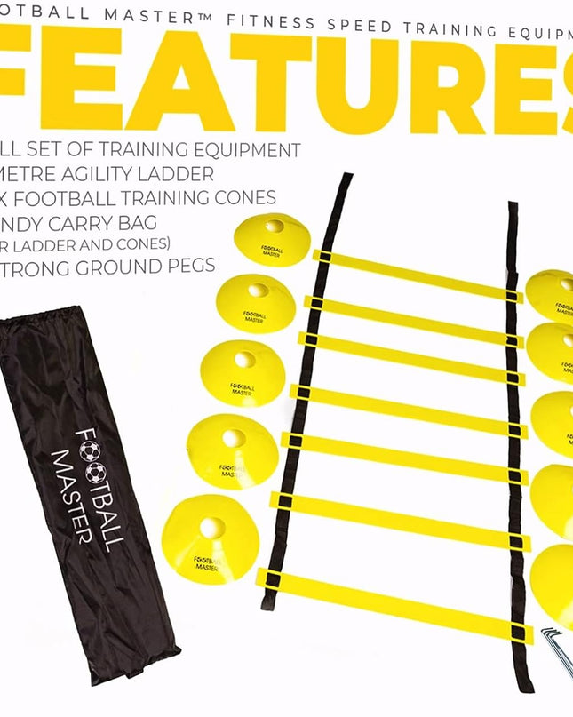 Football Master 6 Metre Agility Ladder Training Set