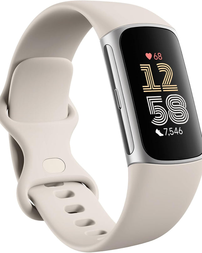 Fitbit Charge 6 Activity Tracker – Obsidian/Black Aluminum 6 MONTH MEMBERSHIP