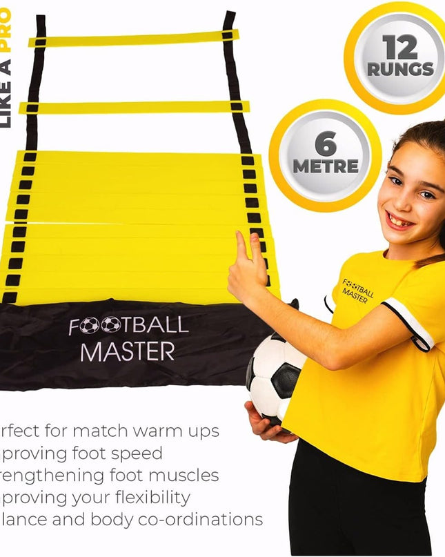 Football Master 6 Metre Agility Ladder Training Set