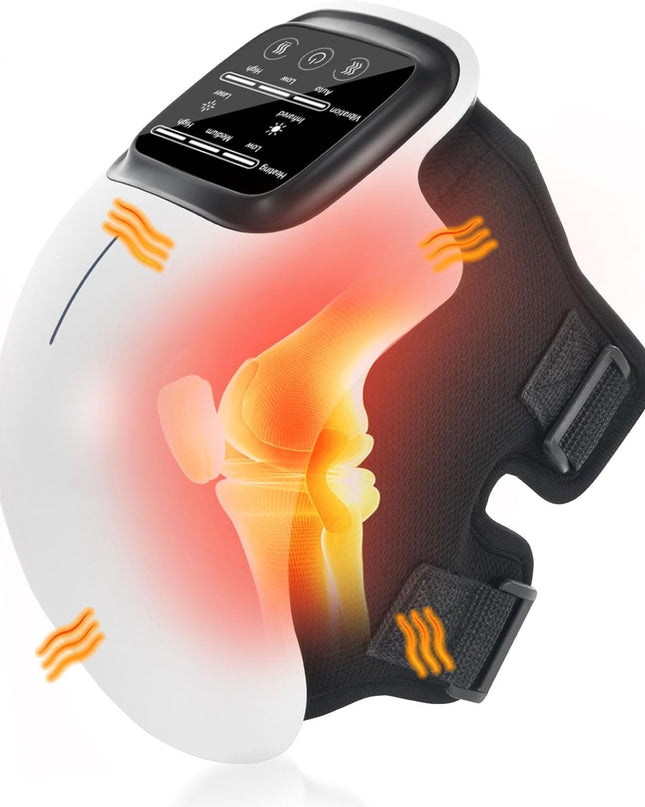 Knee Massager with Heat, Vibration & Red Light Therapy