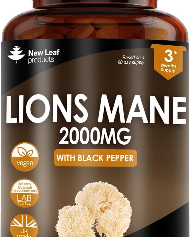 Ashwagandha KSM-66 & Lion’s Mane Capsules