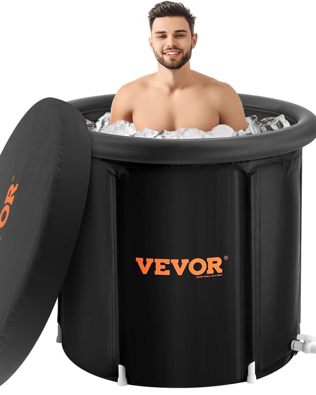 VEVOR Ice Bath Tub – 341L Portable Cold Plunge for Athletes (80cm)