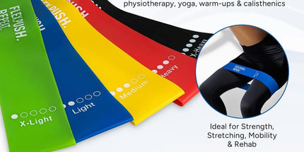  Flex. Push. Repeat. Resistance Bands Set