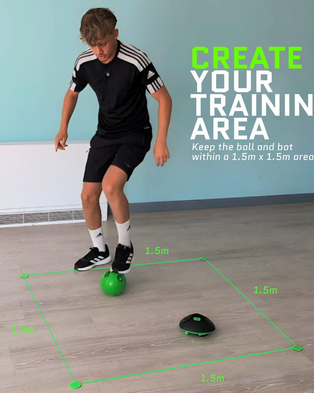 Soccer Bot Indoor Football Trainer – Black
