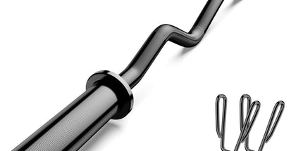 Olympic EZ Curl Barbell Bar 47"