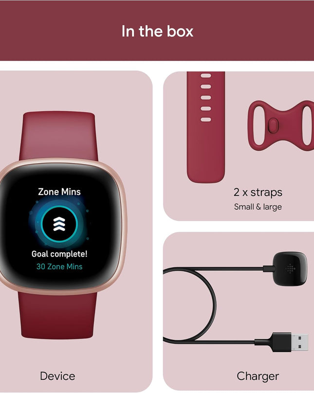 Fitbit Versa 4 Fitness Smartwatch – Built-in GPS