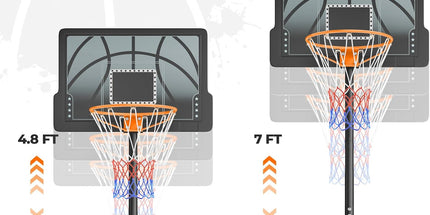 Yohood Portable Basketball Hoop & Stand – Adjustable Height