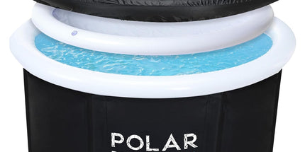 Polar Ice Bath Recovery Tub – 370L Portable Cold Plunge (Black)