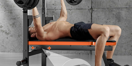 Weight Bench, 770Lbs Bench Press with Squat Rack