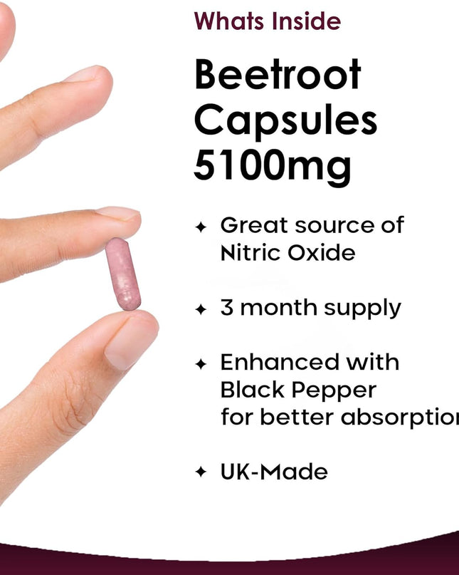 Beetroot Capsules 5100mg