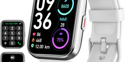 Smart Watch with Alexa and Fitness Tracking – 1.8" Touch Screen