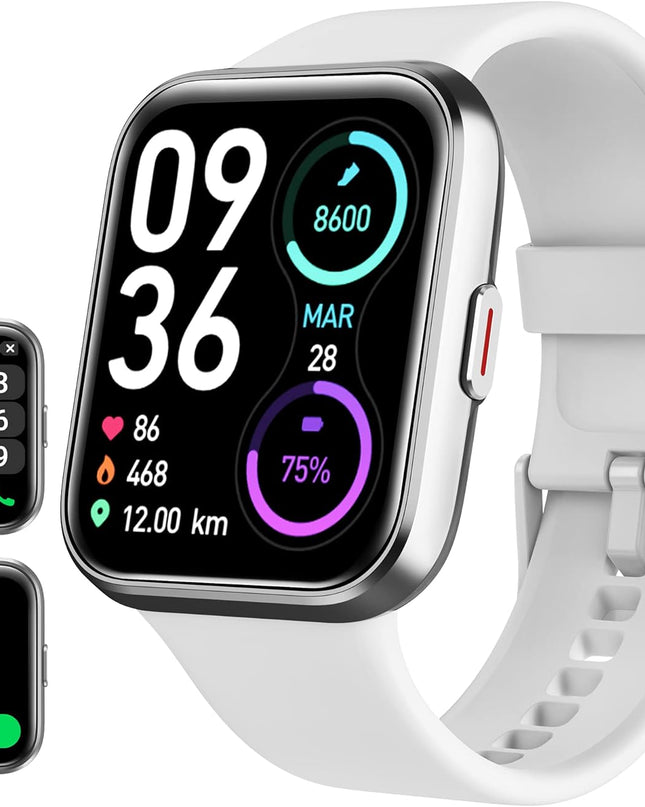 Smart Watch with Alexa and Fitness Tracking – 1.8" Touch Screen