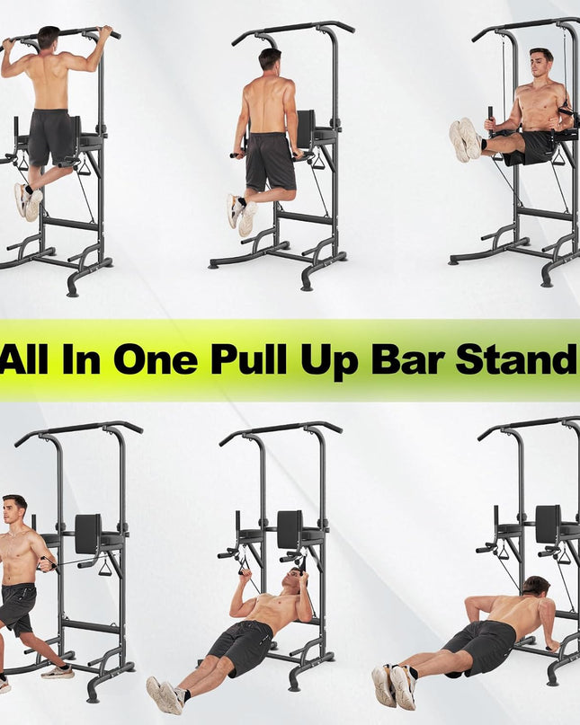 Dskeuzeew Power Tower – Multi-Function Home Gym Equipment