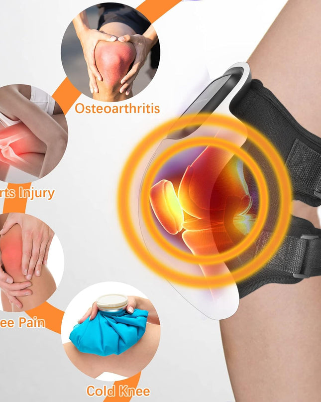 Knee Massager with Heat, Vibration & Red Light Therapy