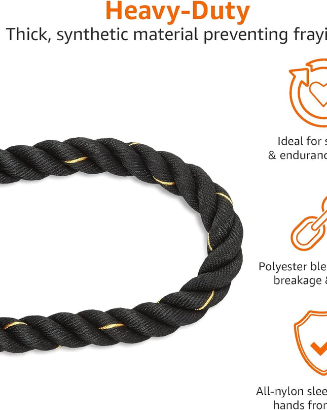 Amazon Basics Heavy Exercise Training Workout Battle Rope