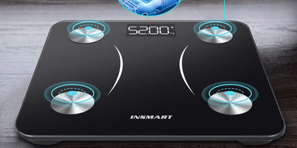 INSMART Bluetooth Body Fat Scales – Smart Digital Body Composition Analyzer