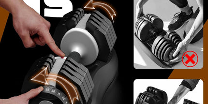 ATIVAFIT 10-in-1 Adjustable Dumbbells