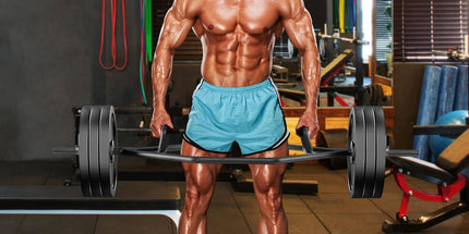  COSTWAY Olympic Hex Bar, 56” Steel Deadlift Trap Bar