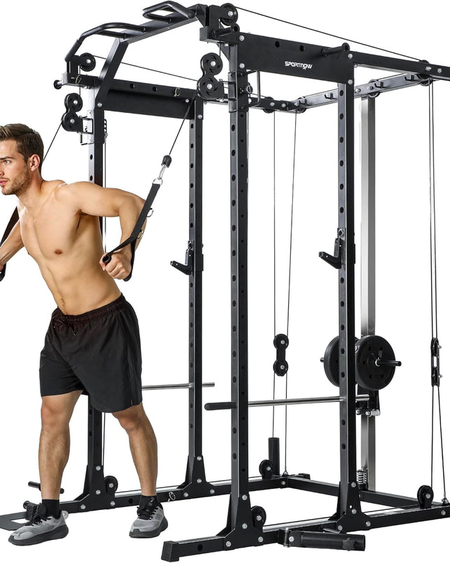 SPORTNOW cable crossover multi gym